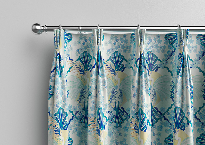 Faded Glamour, China Blue White - Made To Measure Curtains - Image 11